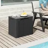 COSTWAY Coffre de jardin 96L, Coffre à coussins avec Voir les images du produit 2