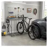 Relaxdays Portabiciclette da terra, 4 biciclette, larghezza Anteprima dell’immagine prodotto 2