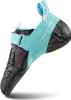 Kletterschuh "Skwama Vegan Woman" von La Sportiva; türkis-schwarz; mit Klettverschluss und asymmetrischer Form. Produktbild-Vorschau