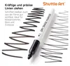 60 schwarze Magnet-Whiteboard-Marker Set, feine Spitze & Produktbild-Vorschau 2