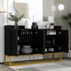 MODFU Bahut Contemporain 120×30×80 cm - 4 Portes sans Voir les images du produit 1
