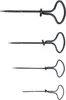 Four hand drills of varying sizes are displayed vertically against a white background. Produktbild-Vorschau