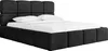 Polsterbett 180x200 mit Bettkasten & Lattenrost – Schwarzes Produktbild-Vorschau 2