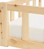 Homestyle4u Kinderbett Natur mit Rausfallschutz 120x200 cm Produktbild-Vorschau 12