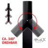 GU10 Deckenleuchte ProSpot 866-3-BK Schwarz – 3-flammig, Produktbild-Vorschau 9