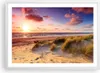 Gerahmtes Poster - Weißer Rahmen - Meer Strand Düne - 70x50 Produktbild-Vorschau 1