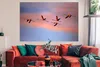 MuchoWow® Poster Flamingos fliegen in den Himmel 180x120 cm Produktbild-Vorschau 2