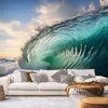 Vlies fototapete Welle Meerwasser Natur 150x150 cm Feeby Produktbild-Vorschau 2