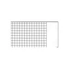 A grid paper notebook with a blank white section on the right. Voir les images du produit