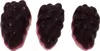 Fruchtgummi Trauben dunkelrot mit rosa Schaumzuckerboden Produktbild-Vorschau 3