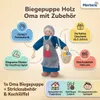 Mertens 57001 - Puppe, Oma mit Zubehör Produktbild-Vorschau 2