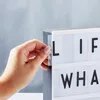 Lightbox LED boîte tableau lumineuse avec lettres Voir les images du produit 8