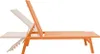 sweeek - 2er-Set Multipositions-Liegen aus Stahl - Orange Produktbild-Vorschau 3