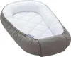Grau & Weiß Gesteppt Babynest Kokon Comfort Produktbild-Vorschau 1