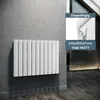 SONNI 630×850mm Biały Dwuwarstwowy grzejnik płytowy Podgląd zdjęcia produktu 1