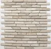 Mosaik Fliese Marmor Naturstein hellbeige Brick Biancone Produktbild-Vorschau 1