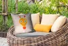 MuchoWow® Outdoor Kissen - Roboter - Glühbirne - Gesicht - Produktbild-Vorschau 3