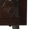 vidaXL Stolik nocny z litego drewna 40x30x50 cm Podgląd zdjęcia produktu 4