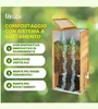Compostiera in Legno 340lt, Protezione Completa Anteprima dell’immagine prodotto 4