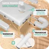 2-zónový masážní stůl 7,5 cm polstrování + kolečka + taška Náhled obrázku produktu 4