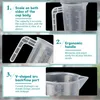 Messbecher-Set 3-tlg., Kunststoff, 50/100/250 ml, transparent Produktbild-Vorschau