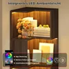 Flieks multifunktionales Vitrinenschrank mit per App Produktbild-Vorschau 2