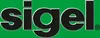 The image shows the brand logo "sigel" in large black letters with a white outline, set against a green background. Produktbild-Vorschau