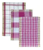 Dyckhoff 02902 99 500 Geschirrtücher Karo Burgund/3s Anteprima dell’immagine prodotto 10