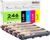 A box of toner cartridges with several cartridges stacked in front of it. Produktbild-Vorschau