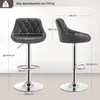 WOLTU 2er Set Barhocker Barstuhl leichte reinige Produktbild-Vorschau 3