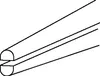 A diagram of a pair of pliers. Anteprima dell’immagine prodotto