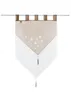 Scheibengardine HxB 90x60 cm Taupe »GERA« Zweilagig Voile Produktbild-Vorschau 2