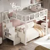 A child's bedroom with a loft bed, sofa, and desk. Náhľad obrázku produktu