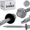 ETANCO Selbstbohrschrauben Trapezblechschrauben RAL 9006 Produktbild-Vorschau 1