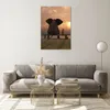 Bilder auf glas - Einteilig - Elefant Ufer Meer - 70x100cm Produktbild-Vorschau 7
