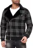 Red Bridge Herren Jacke Asymmetric Checkered Fur Schwarz XL Produktbild-Vorschau 16