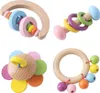 Hochet en bois, hochet pour bébé Voir les images du produit 7