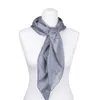 Seidentuch Halstuch Tuch grau silber Seide 90x90cm Produktbild-Vorschau 2