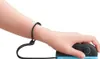 A person's arm and hand are shown wearing a wrist strap attached to a Nintendo Joy-Con controller. Produktbild-Vorschau