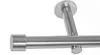 BASIT®  Gardinenstange Set Edelstahl Look Metall Ø 19mm zur Produktbild-Vorschau 1