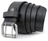 Echt Leder Gürtel Herren Damen Ledergürtel Schwarz 4cm für Produktbild-Vorschau 3