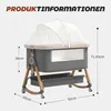 OYAJIA  Beistellbett 3 in 1 Beistellbett Stubenwagen Produktbild-Vorschau 12