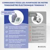 Tensiomètre digital pour le bras Brassard (22-45cm) Voir les images du produit 4