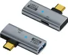 INF 2-v-1 Multifunkční USB-C Adaptér: Současné USB a 100W Náhled obrázku produktu 1