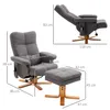 HOMCOM Relaxsessel Massagesessel mit Fußhocker Produktbild-Vorschau 3
