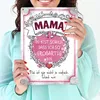 Mama du bist schuld, dass ich so großartig bin Metallschild Produktbild-Vorschau 3