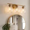 Nástěnná lampa, lampa nad umyvadlo s skleněnými prvky, Náhled obrázku produktu 2