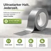 4x Duct Tape silber – Panzertape Gewebeklebeband 50 m x 50 Produktbild-Vorschau 2