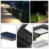 Collage of images showing solar pathway lights in use at night and close-ups of the product's features. Náhľad obrázku produktu