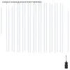 VEVOR Klare PVC-Streifenvorhang, 2,4 m Höhe x 2,4 m Breite Produktbild-Vorschau 1
